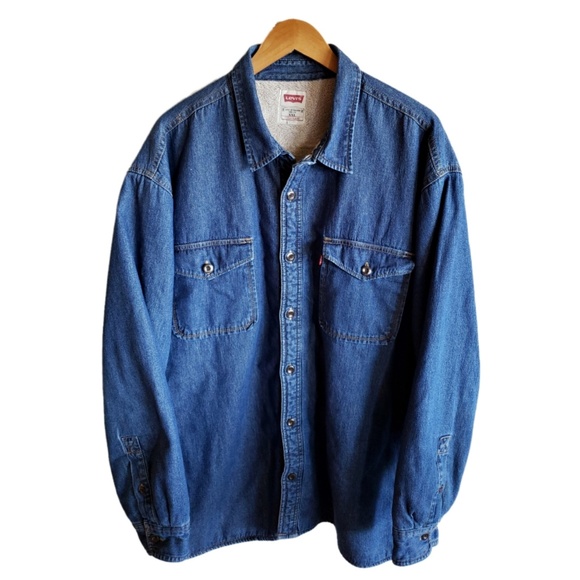 Levi's Other - Levis | Sherpa Lined Denim Overshirt Jacket